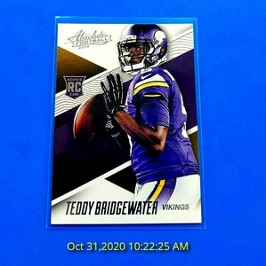 2014 Absolute Teddy Bridgewater Rookie Card #148